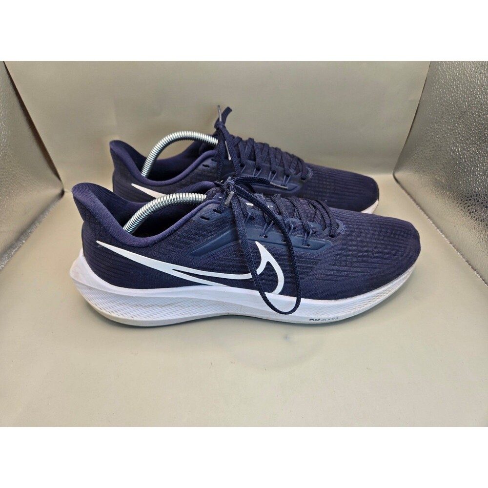 Nike Air Zoom Pegasus 39 Shoes Women's 12 College Navy Running Athletic Sneakers